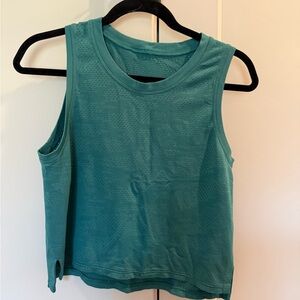 Lululemon Women's Sleeveless Performance Tank Top - Teal